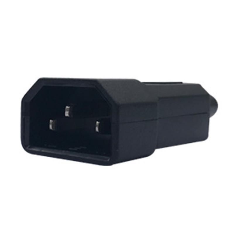 DIY 10A 250V Black IEC C14 Male Plug Rewirable Power Connector 3 Pin AC Socket