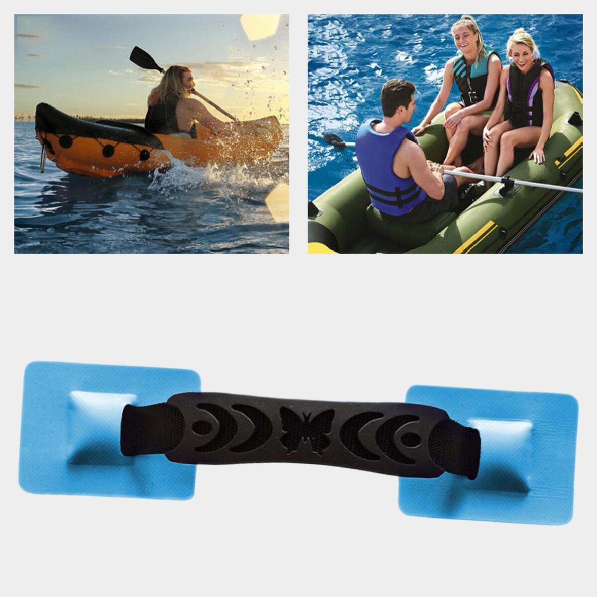 2x Portable Boat Side Carry Handles for Canoe Surfboard Fishing Boat Armrest