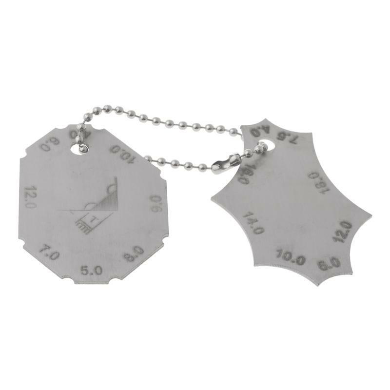 Pocket Fillet Weld Gauge Welding Gauge with Key Chain