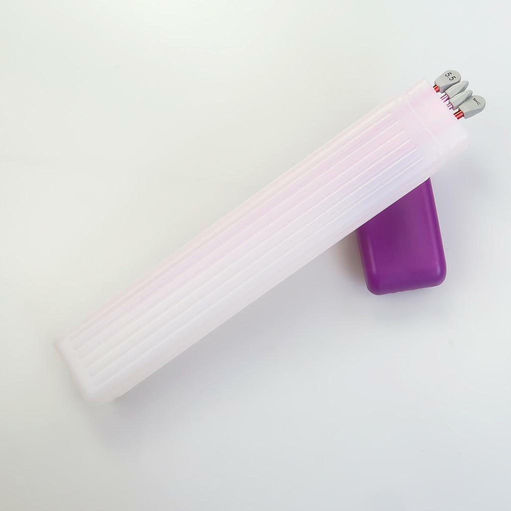 Set of 2 Knitting Needles Case Tube for Crochet Hooks Needles Knitting 41cm