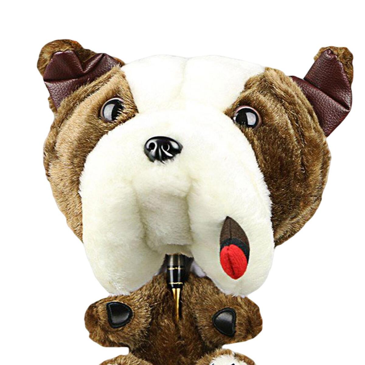 Dogs Golf Club Headcover Wood Head Covers for 460cc Driver Long Durable