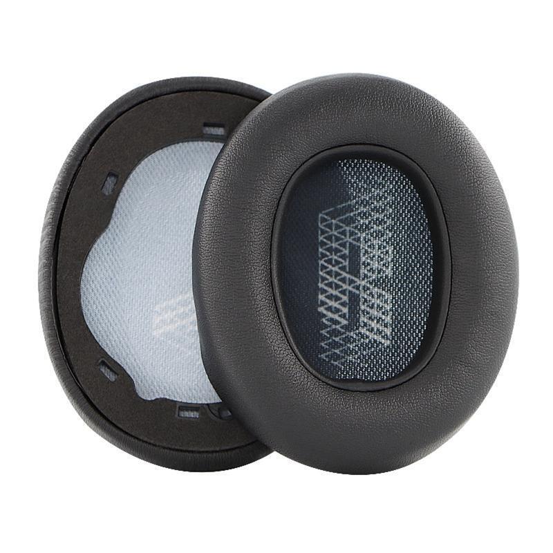 Breathable Replacement Earpads Cushion Round Cover 1 Pair forJBL E65BT Black