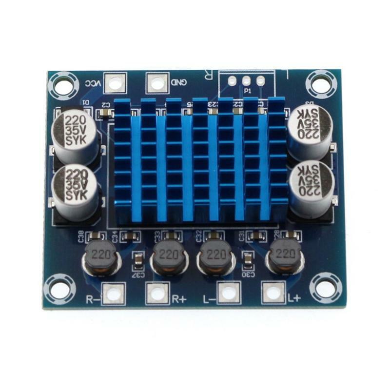 XH/A232 Stereo Digital Power Amplifier Board DC 8V-24V 3A 30W+30W 2.0 Channel