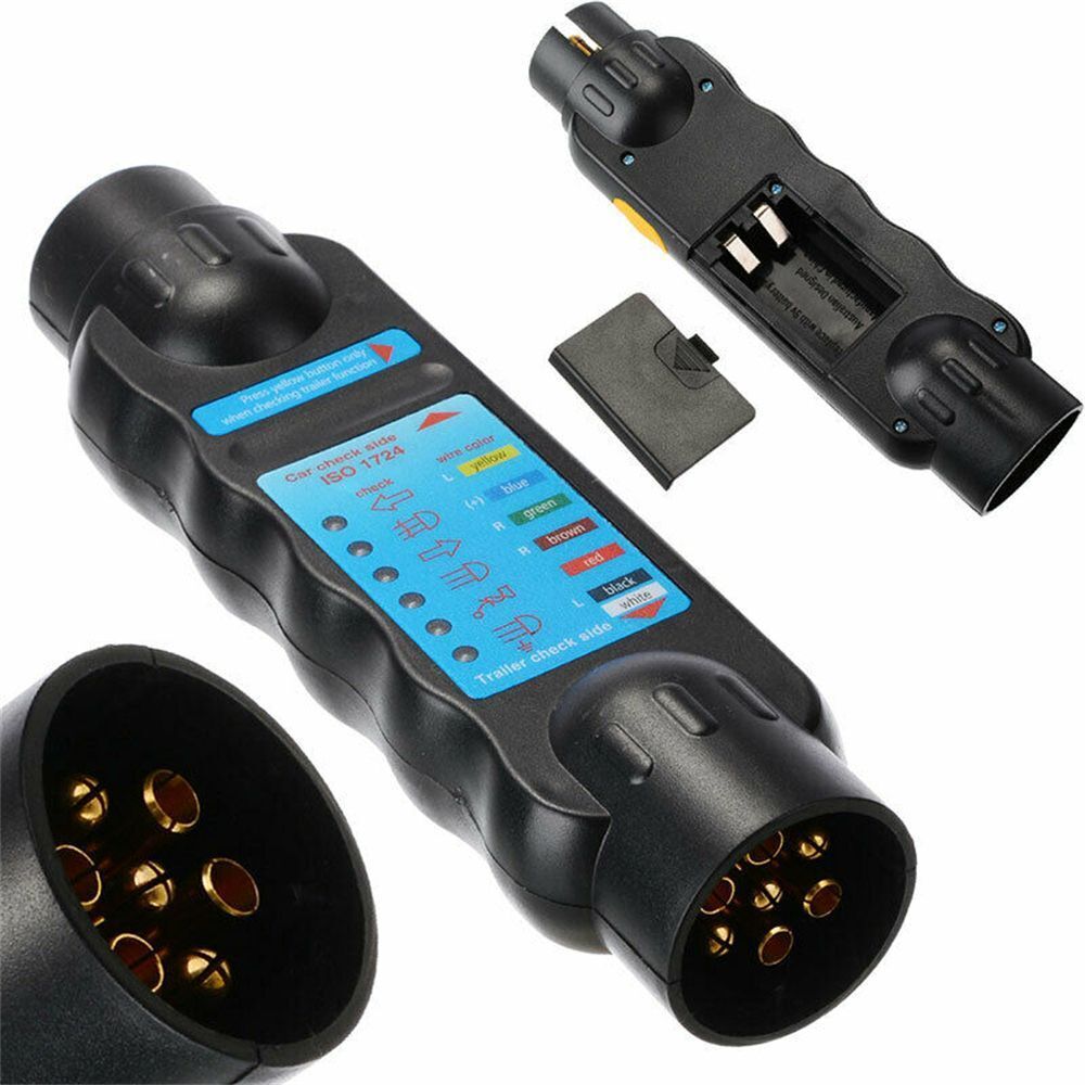 Repair Tool Tow Bar Wiring Trailer Socket Tester Circuit Light Car Adapter