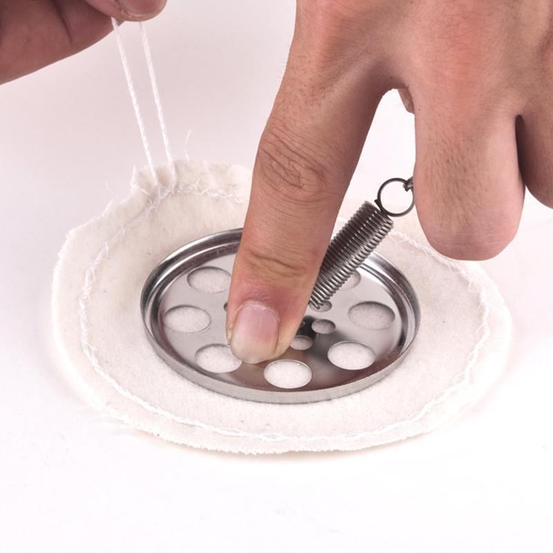 10Pcs  Natural Cotton Siphon Cloth Replacement Coffee Making Round Filter Cloth