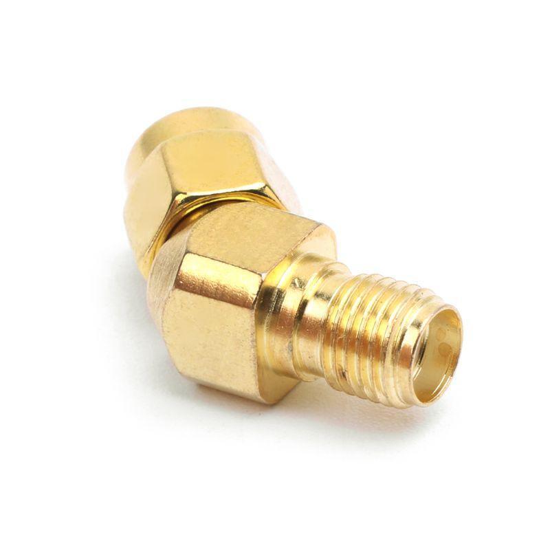 SMA Male To SMA Female 45°135°Bevel Adapter Connector For FPV Goggle Antenna