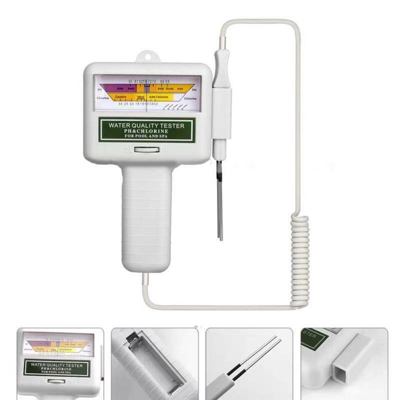 Water Quality Tester Portable Digital 2 in 1 Water Quality PH & Chlorin Tester