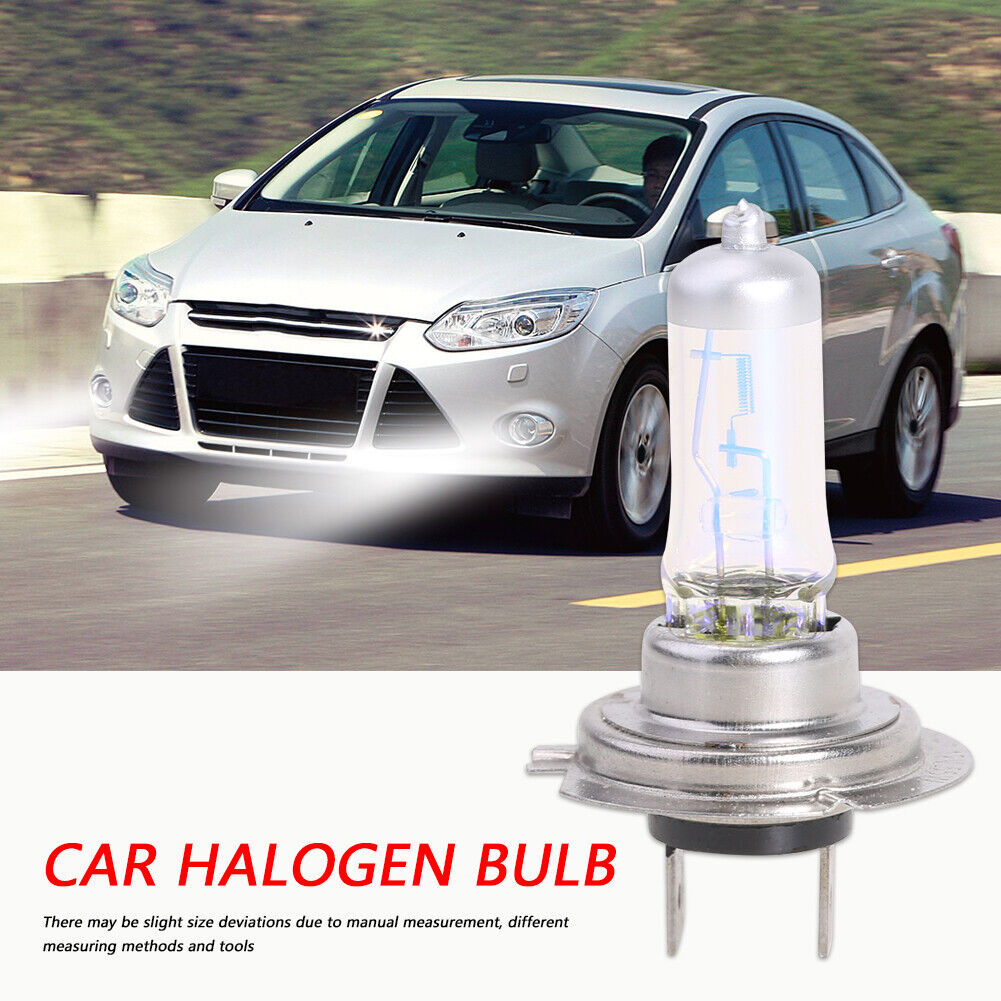 H7 Yellow Halogen Bulb 12V 55W 3000K for Car Headlight Auto Fog Light Lamp