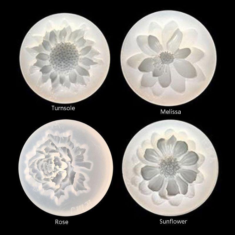 Camellia Rose Flower Silicone Mold for DIY Jewelry Craft Supplies Home Decor
