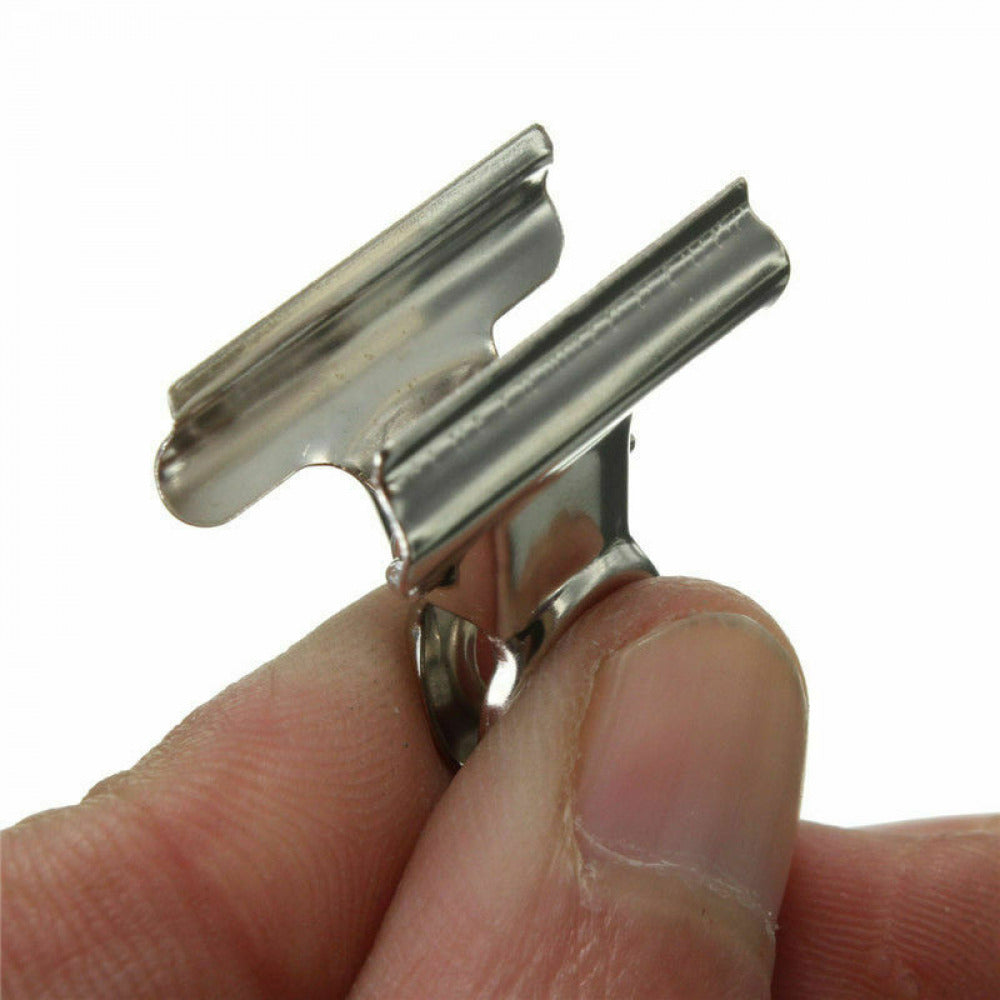 10X Spring Binder Clips Bulldog Clip Paper File Clamps Money Letter Storage 20mm