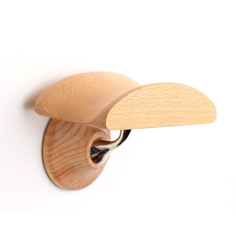 Beech Headphone Stand Headset Holder Gaming Headset Holder Wood HolderFree Punch