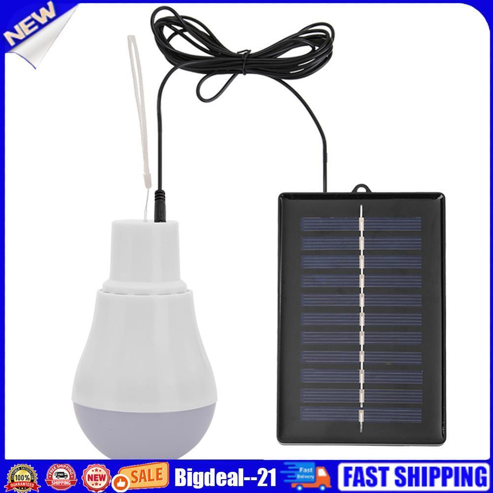 5V 15W 300LM Portable Solar Power Outdoor Lamp Low Power Consumption Bulb