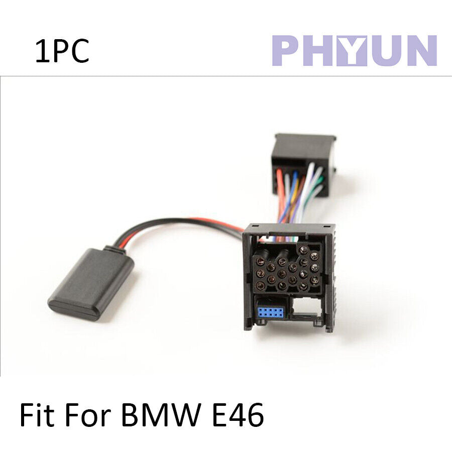 1x For BMW E46 3Series 02-06 Car Radio Bluetooth Cable Adapter Without Mic Cable