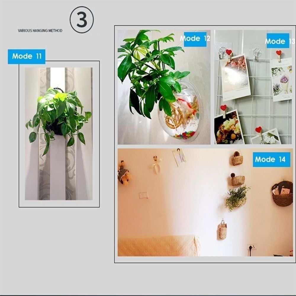 15Pcs New Strong Bathroom Home Sucker Wall Hanger Non Trace Hooks Sticky