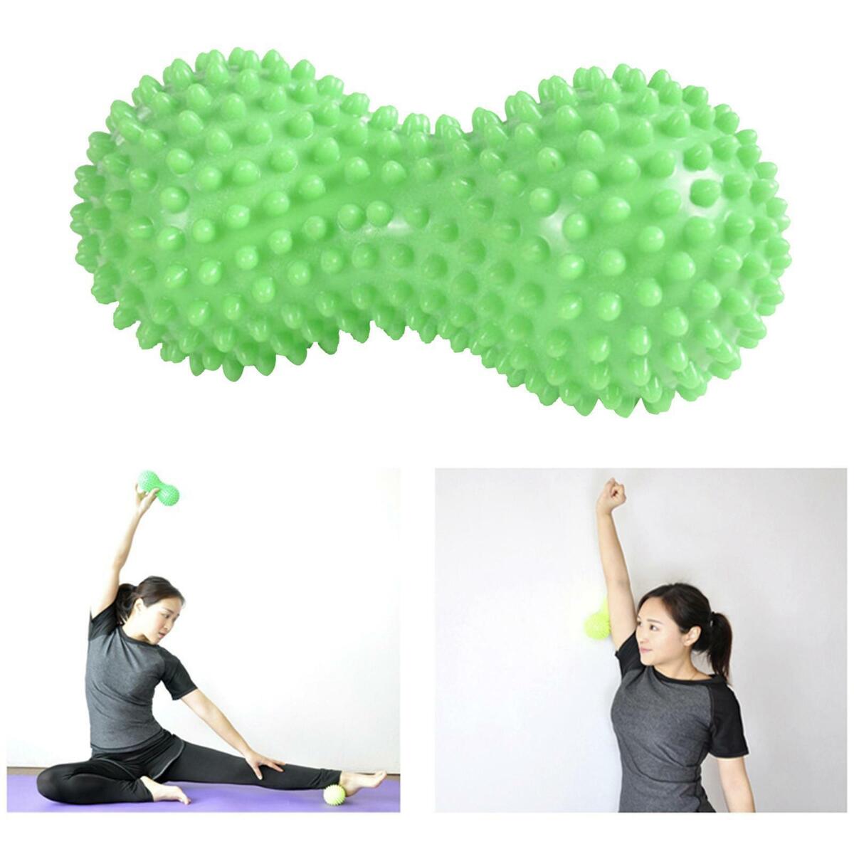 2 Pieces Silicone Spiky Massage Ball Massage Roller