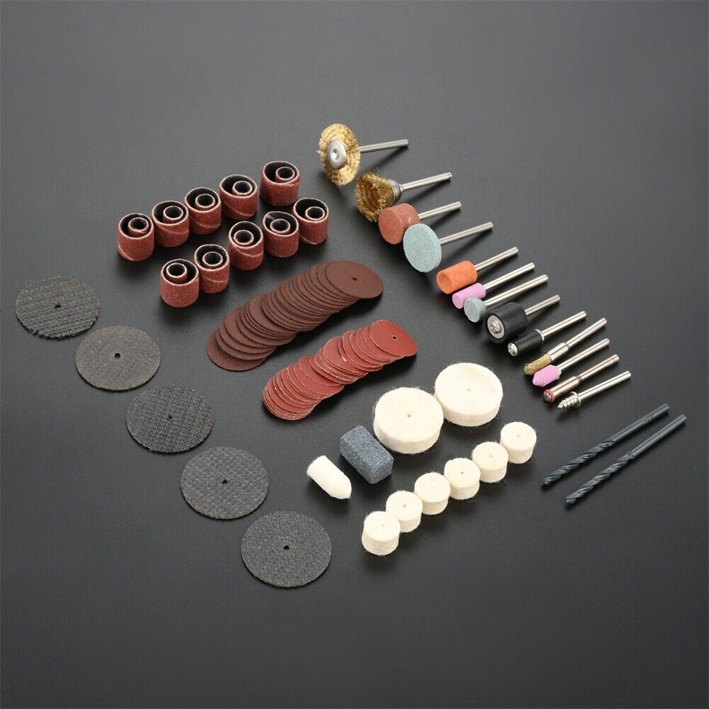 106Pcs /Set Polishing Grinding Buffing Tools Set Kit in Box for Metal Jade Glass