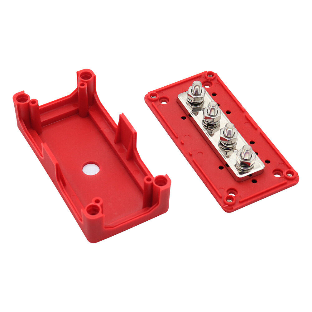 D4 Terminal Studs Bus-Bar Box C 48V 300A Car Ship Power Distribution Block