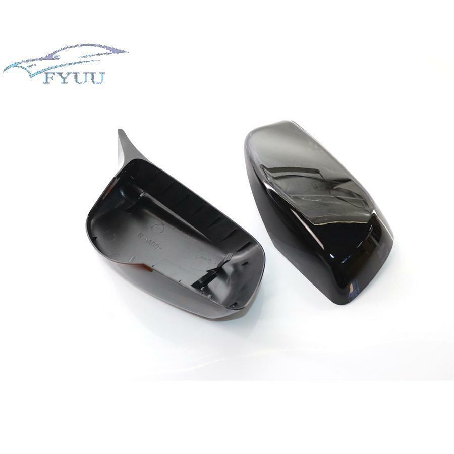For BMW 5 Series E60 E61 E63 2004-2007 Rear View Mirror Cover Glossy Black