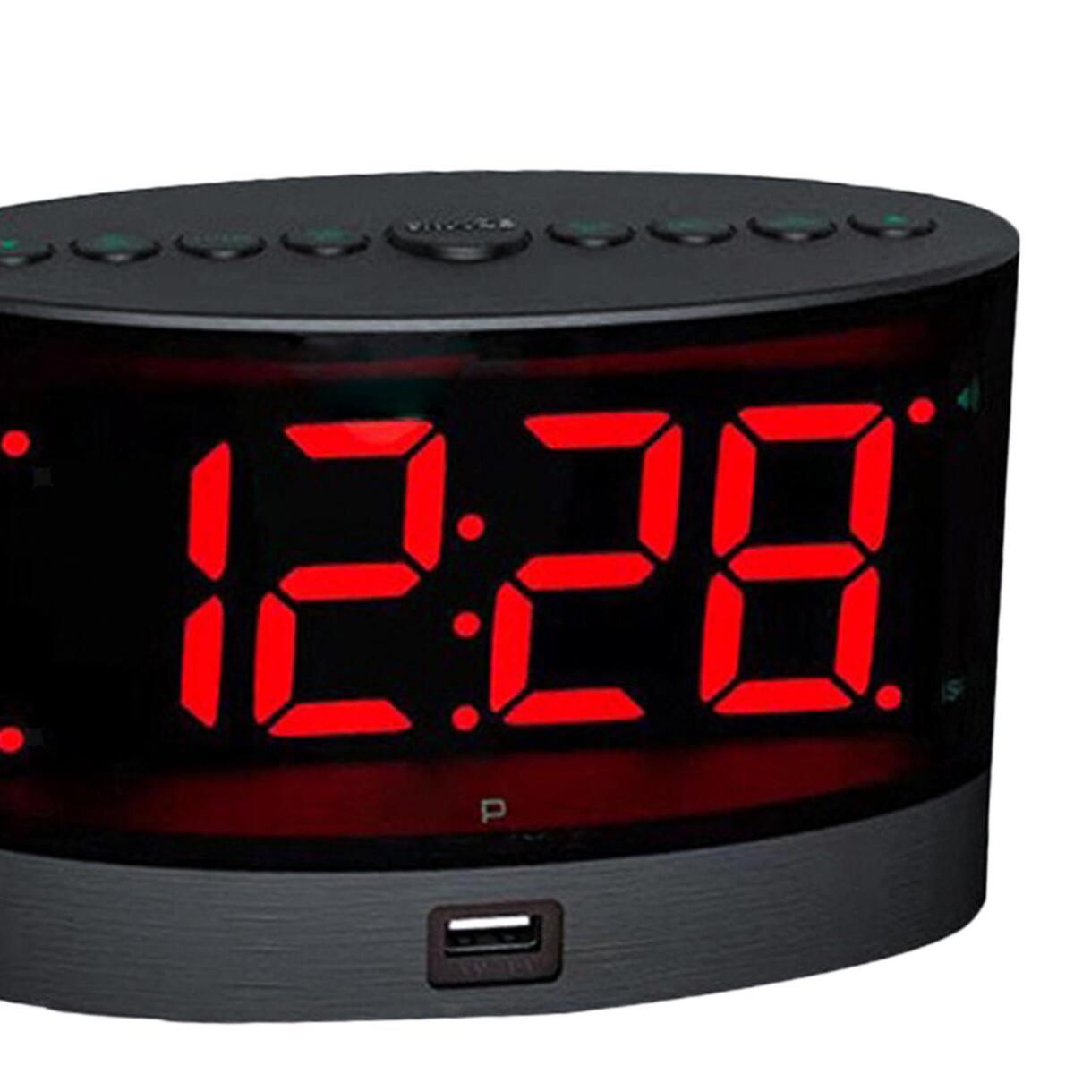 Vibrating Alarm Clock with Bed Shaker Adjustable Dimmer Easy Set for Bedroom
