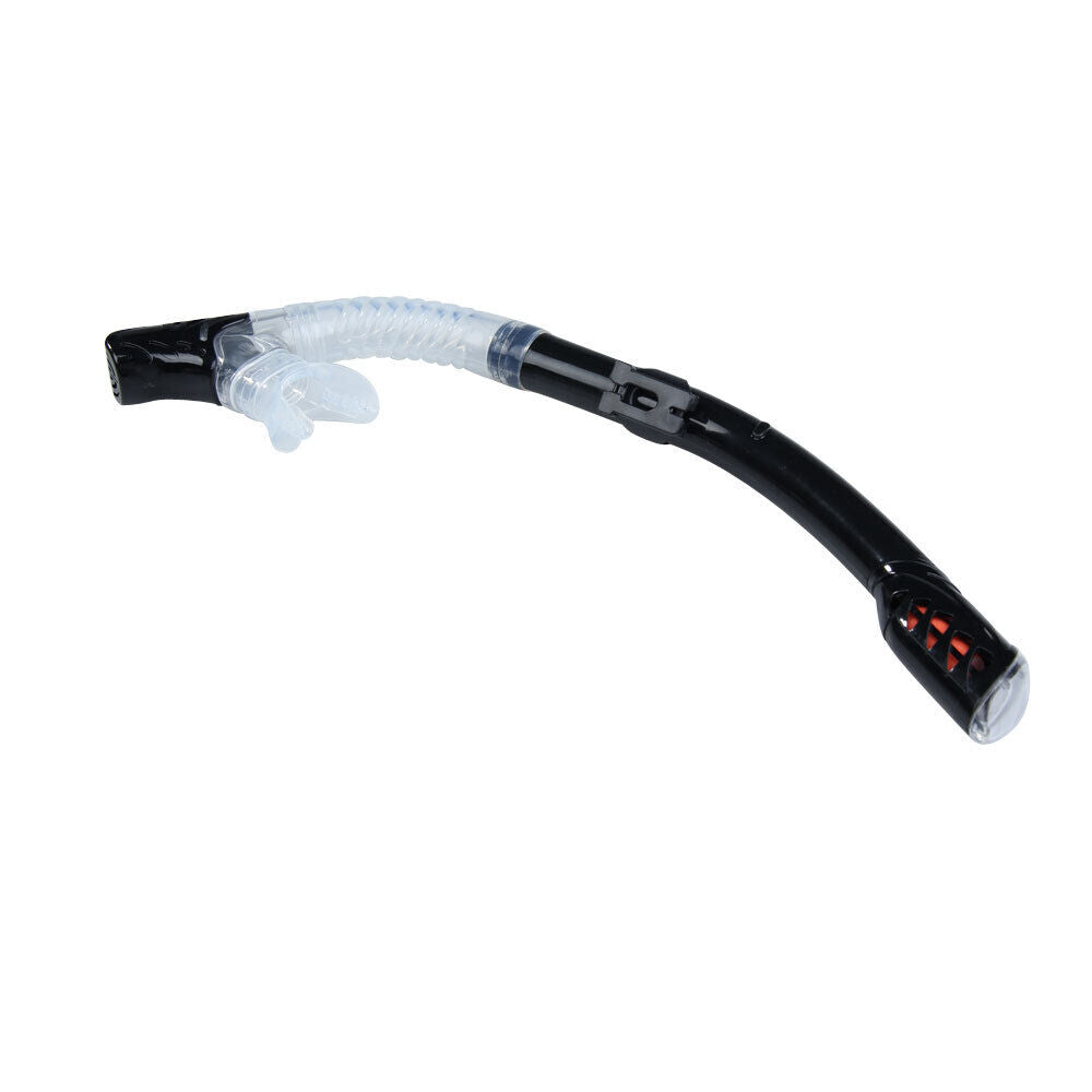 Swimming Diving Breathing Tube Snorkeling Silicon Pipe Underwater Black