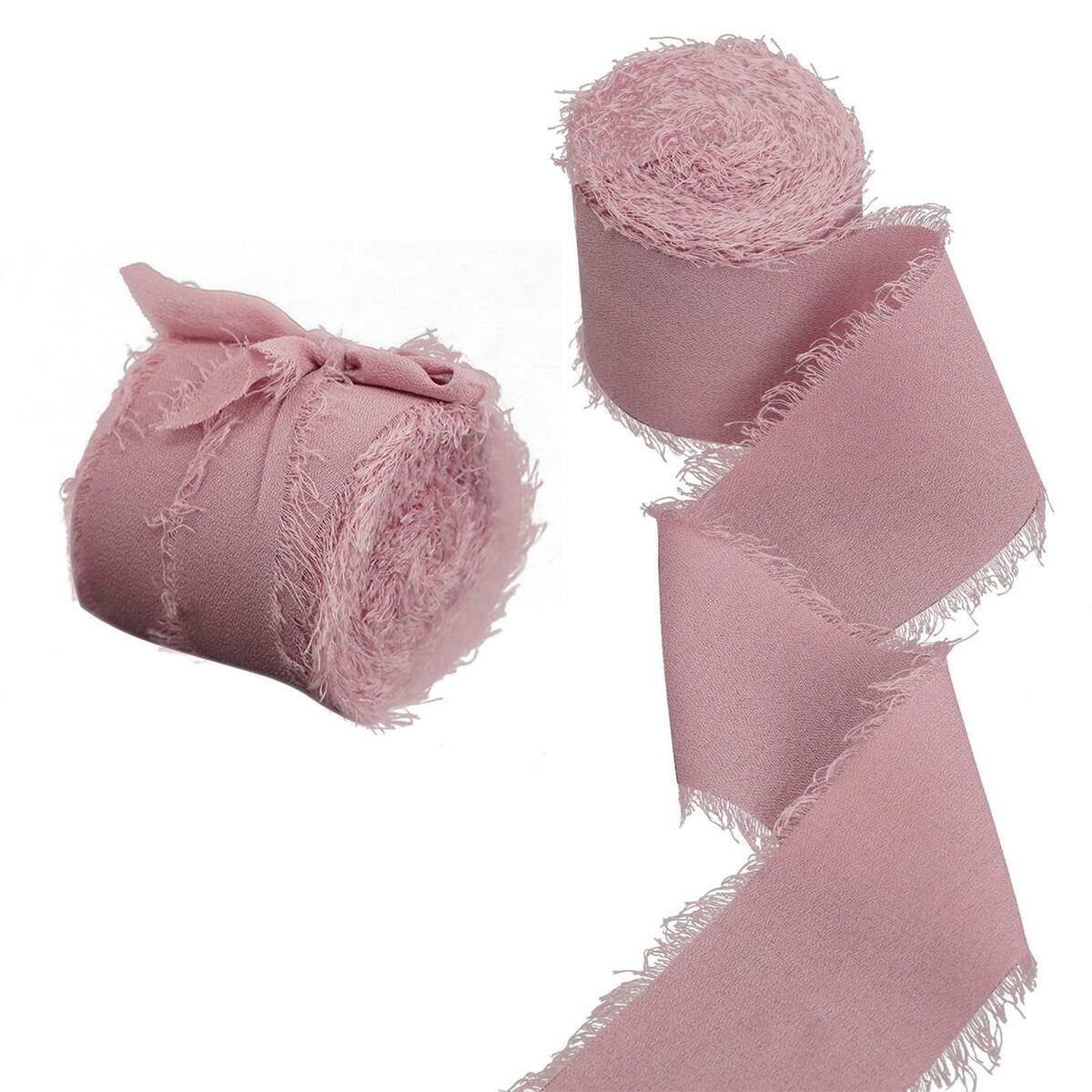 Chiffon Fringe Ribbon Gift Gadget Handmade Polyester Wrapping Ribbon