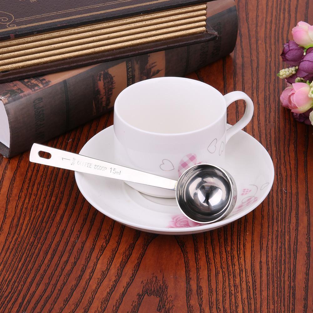 15ML/30ML Coffee Scoop Thicken Stainless Steel Tablespoon Measuring Spoon