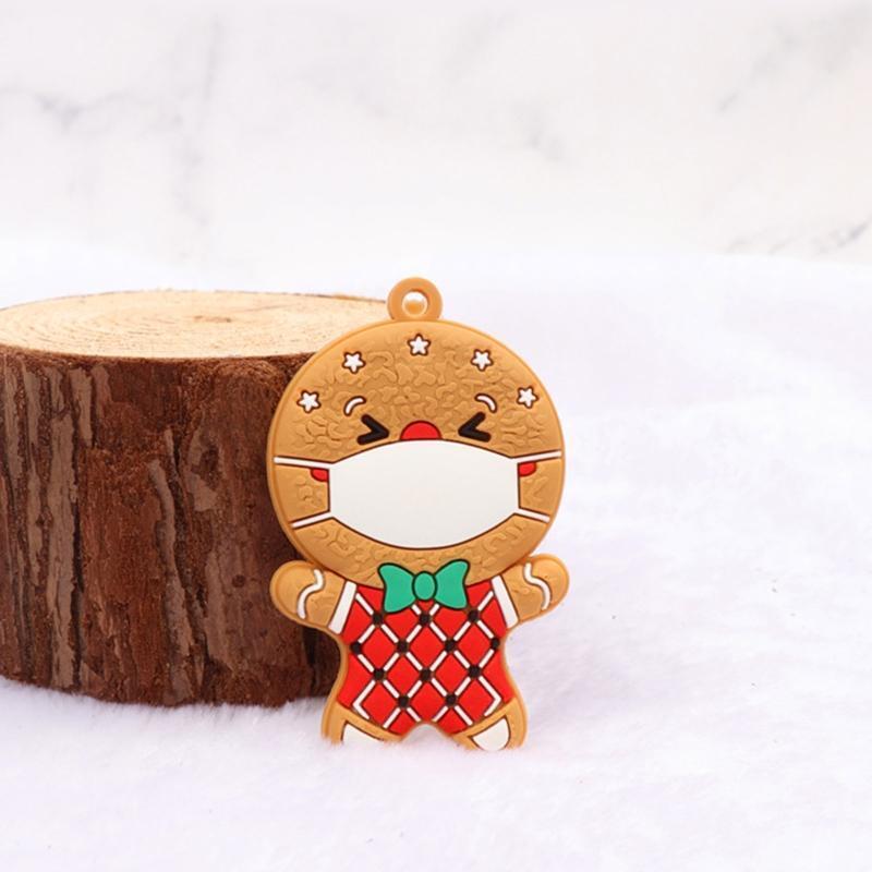 12x Christmas Tree Decor Mini Gingerbread Man Ornaments Hanging for Xmas Party