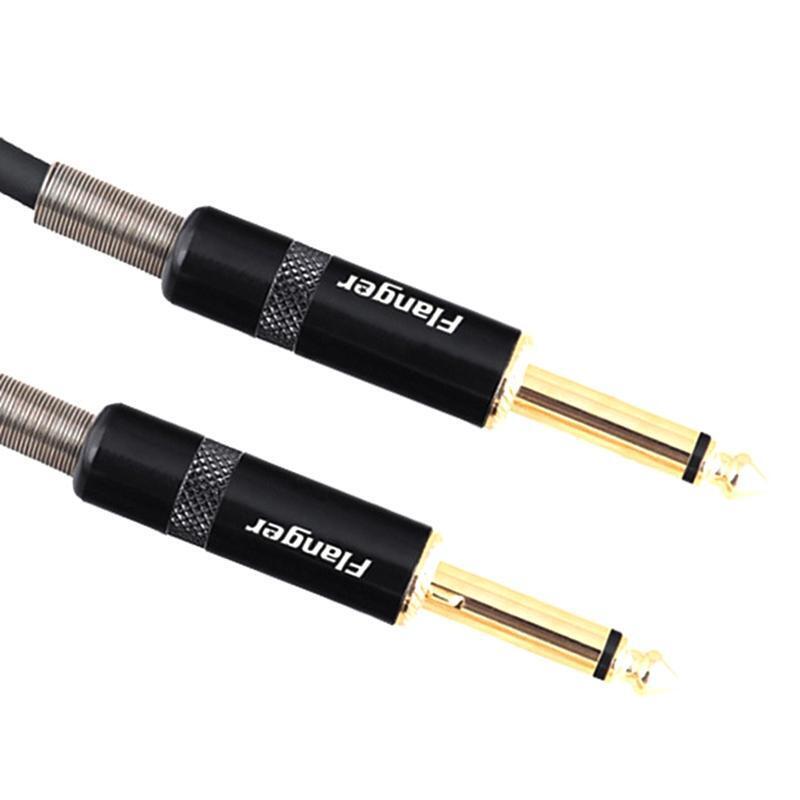 6.35mm TRS Jack Electric Guitar Connection Cable Instrument Noise Reduction Line