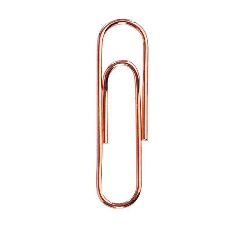 160pcs Mini Metal Paper Clips Bookmarks Photo Letter Binder Clip Stationery Tool