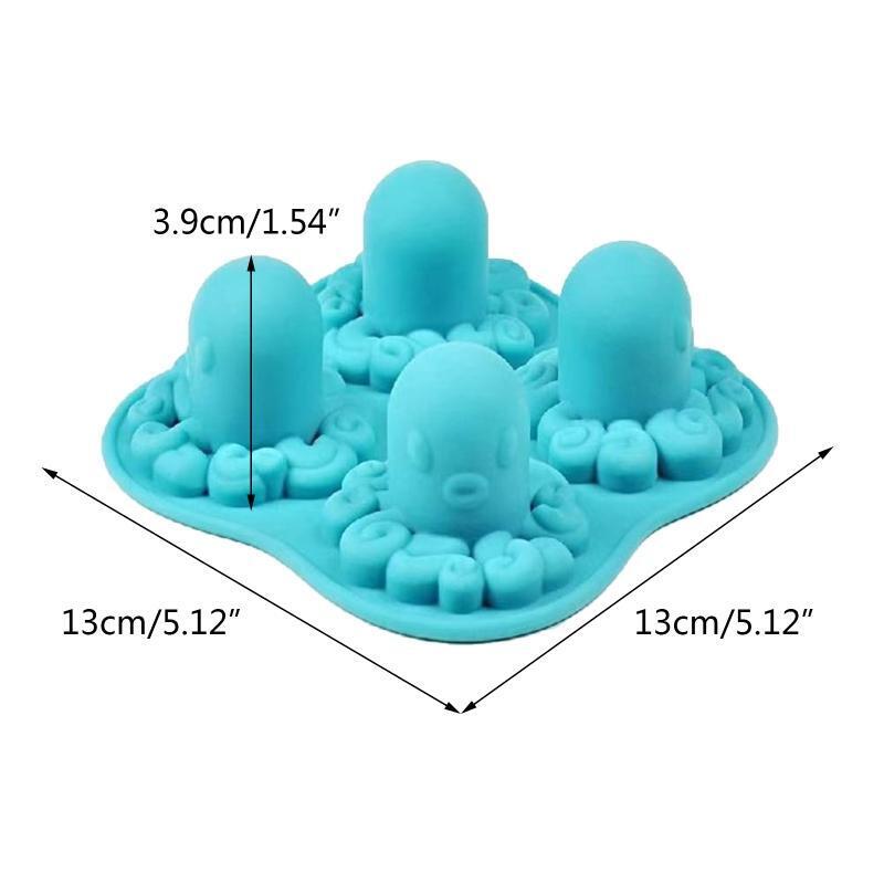 Octopus Shape Ice Cube Molds Creative Ice Cube Tray for Chilling Cocktails