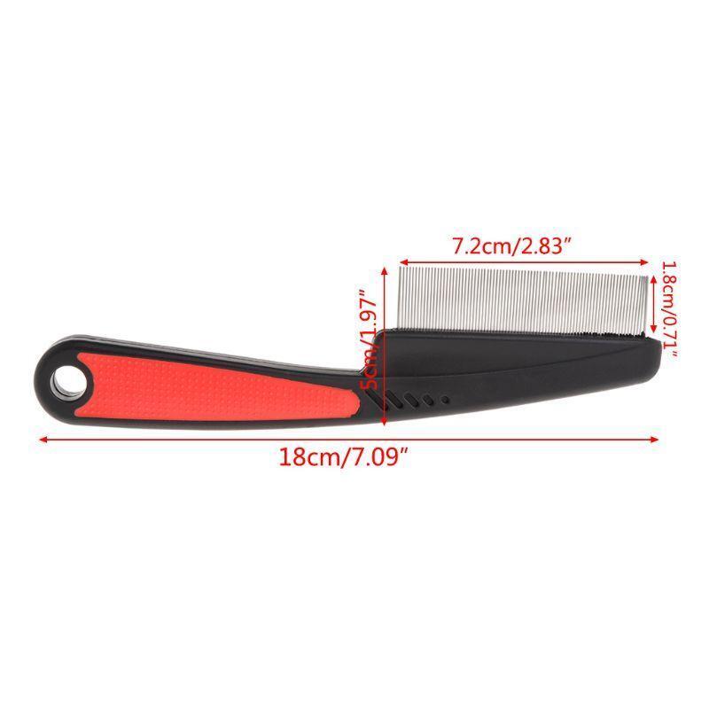 Dog Hair Comb Flea Comb for Long and Short Hair Dog & Cat Pet Cat Grooming Brush