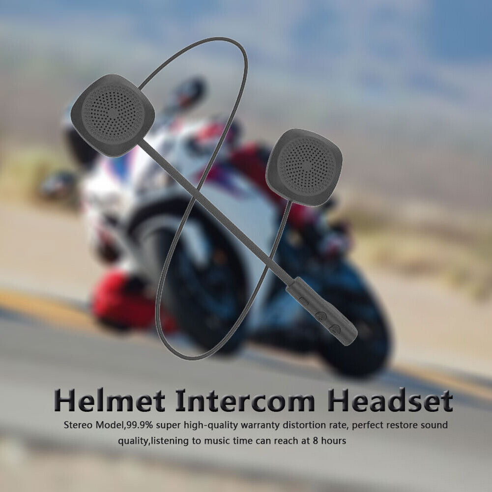 Helmet Headsets Bluetooth-compatible Wireless Motorcycle HiFi Headphones