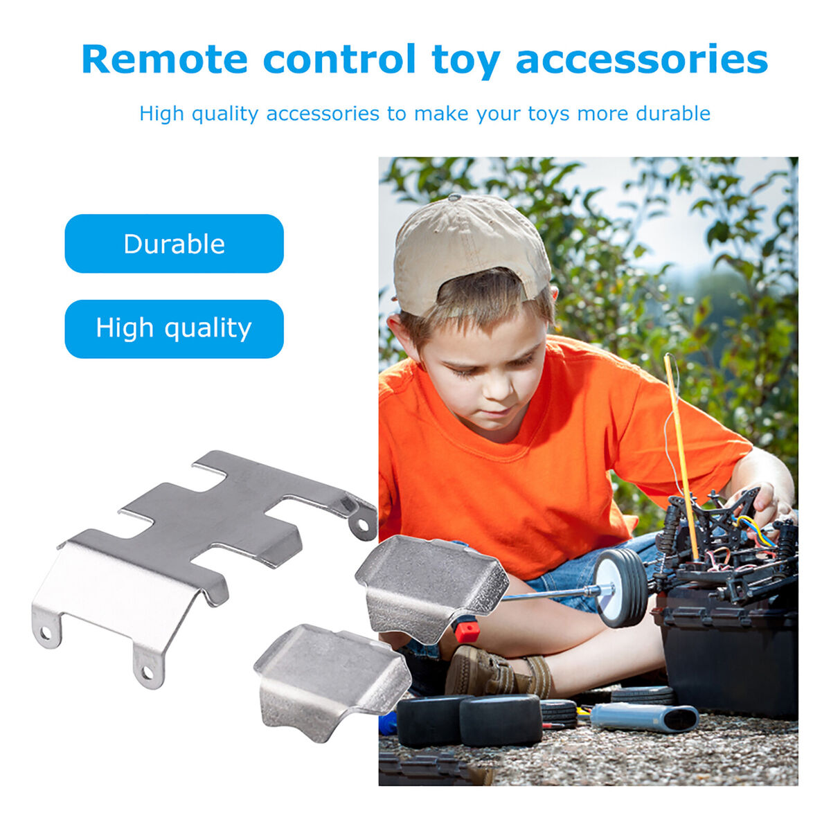 Chassis Armor Axle Protector Kit for 1/24 Axial SCX24 AXI90081 RC Car Parts