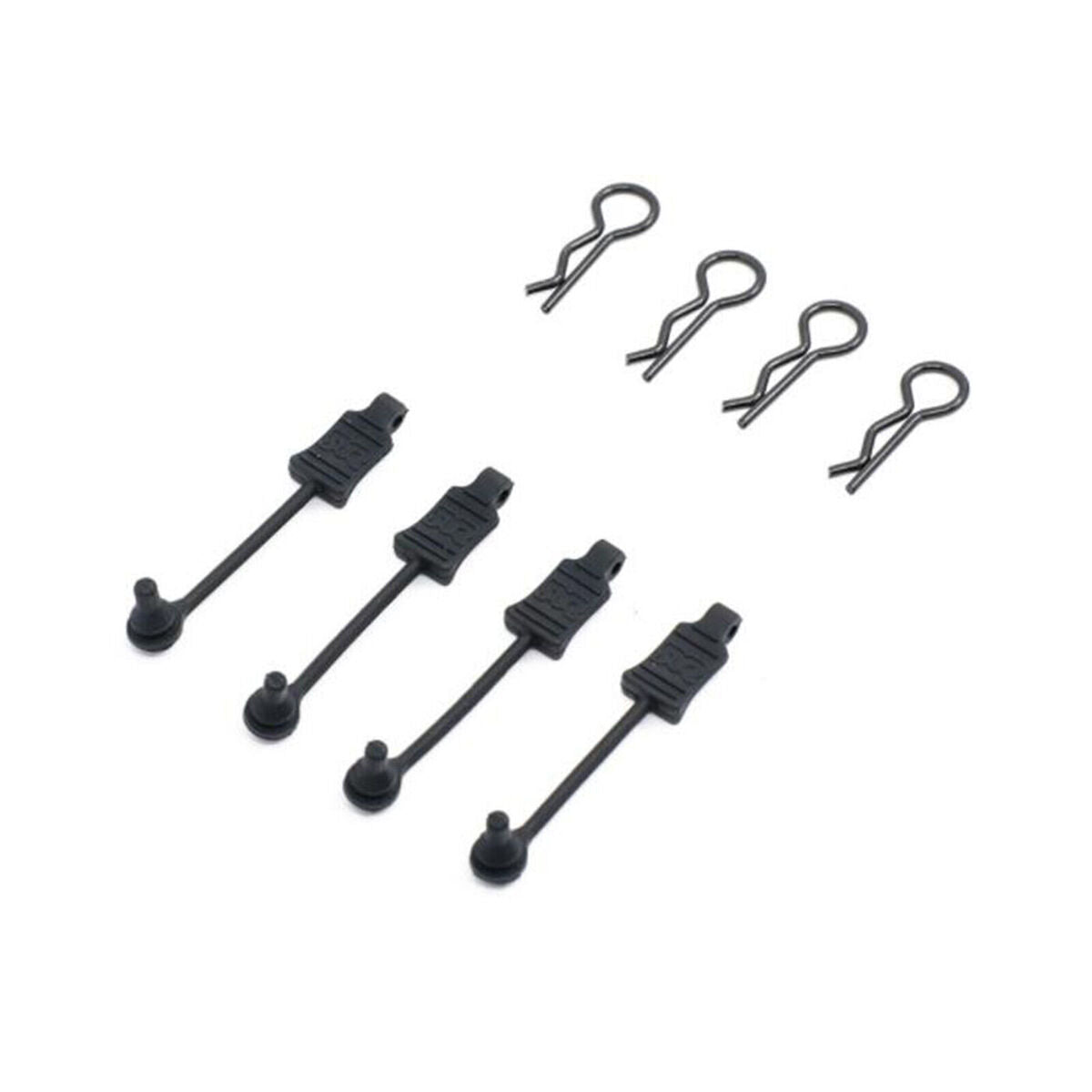 Body Clip Retainer Shell Fixed Buckle Lock for 1/7 1/8 Mojave Kraton RC Car A2UK