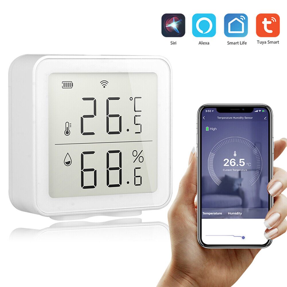 WiFi Temperature Humidity Detector Phone Remote 2.4GHz Air Quality Analyzer