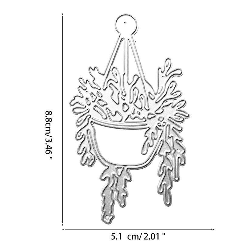 Hanging Plants Metal Cutting Dies Stencil DIY Scrapbooking Album Paper Card Mold