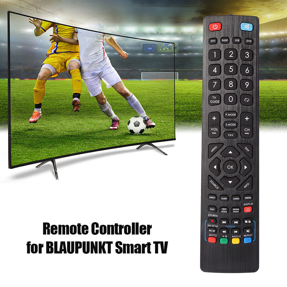 Plastic Smart TV Remote Control for BLAUPUNKT 23/157I-GB-3B-HBCDUP 32 Black