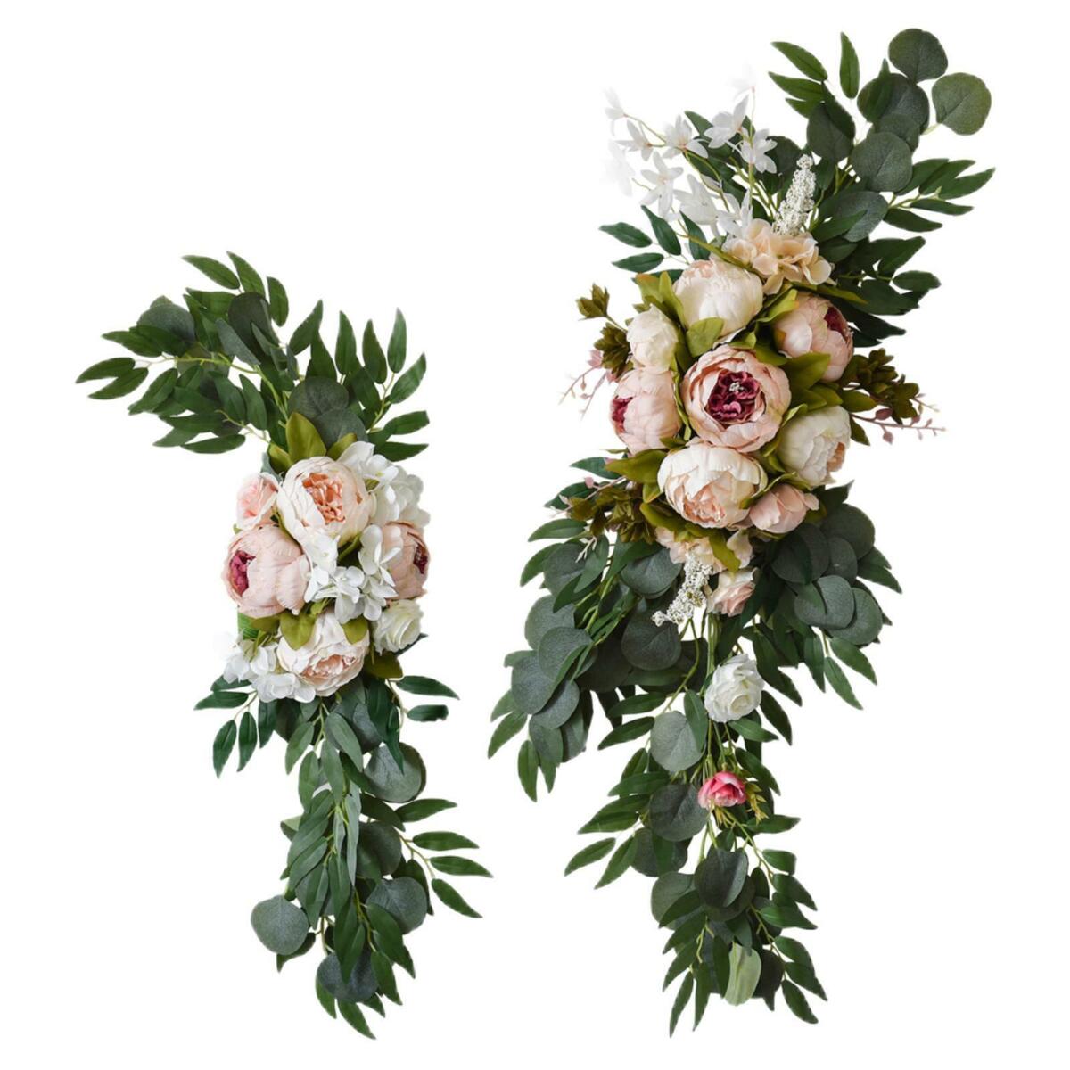 Set of 4 Wedding  Swags Arch Flowers Kit Decor Decoration