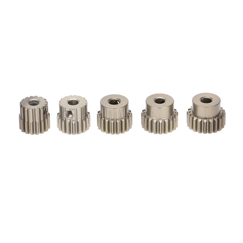 5pcs 3.175mm 48DP 16T 17T 18T 19T 20T Pinion Motor Gear Kit for 1/10 RC Car