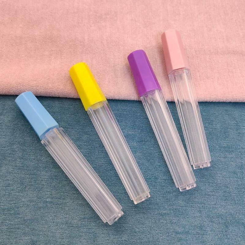 4pcs Plastic Embroidery Felting Sewing Needles Container Pin Needle Storage Tube