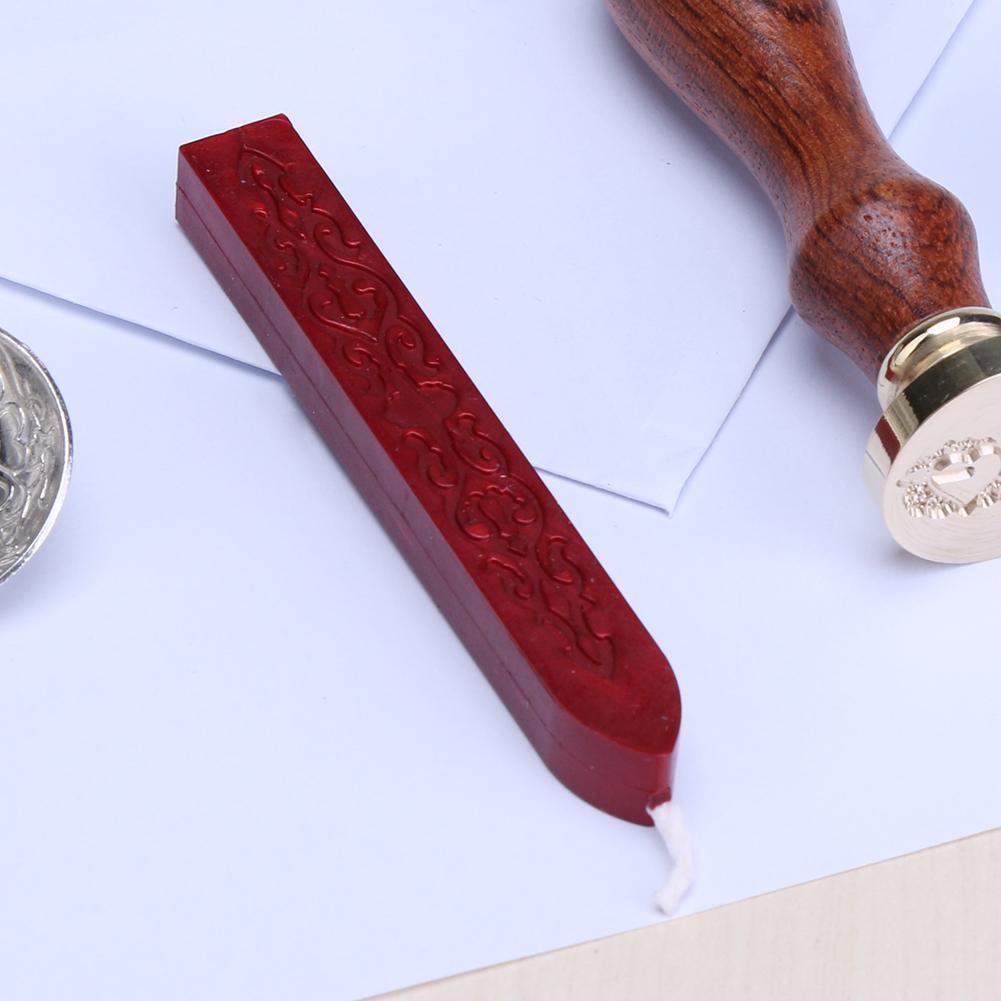 DIY Sealing Strip Branding Paint Stamp Seal Wax Stick/Glittering Wine Red