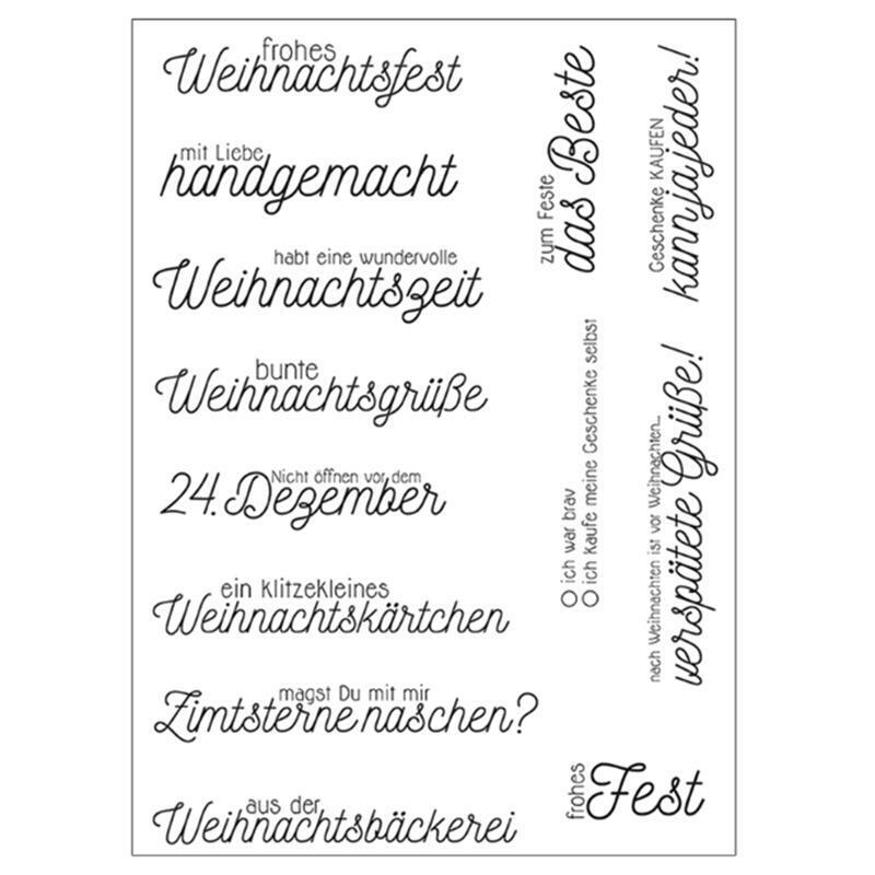 German Series Silicone Clear Seal Stamp DIY Scrapbooking Embossing Photo Album