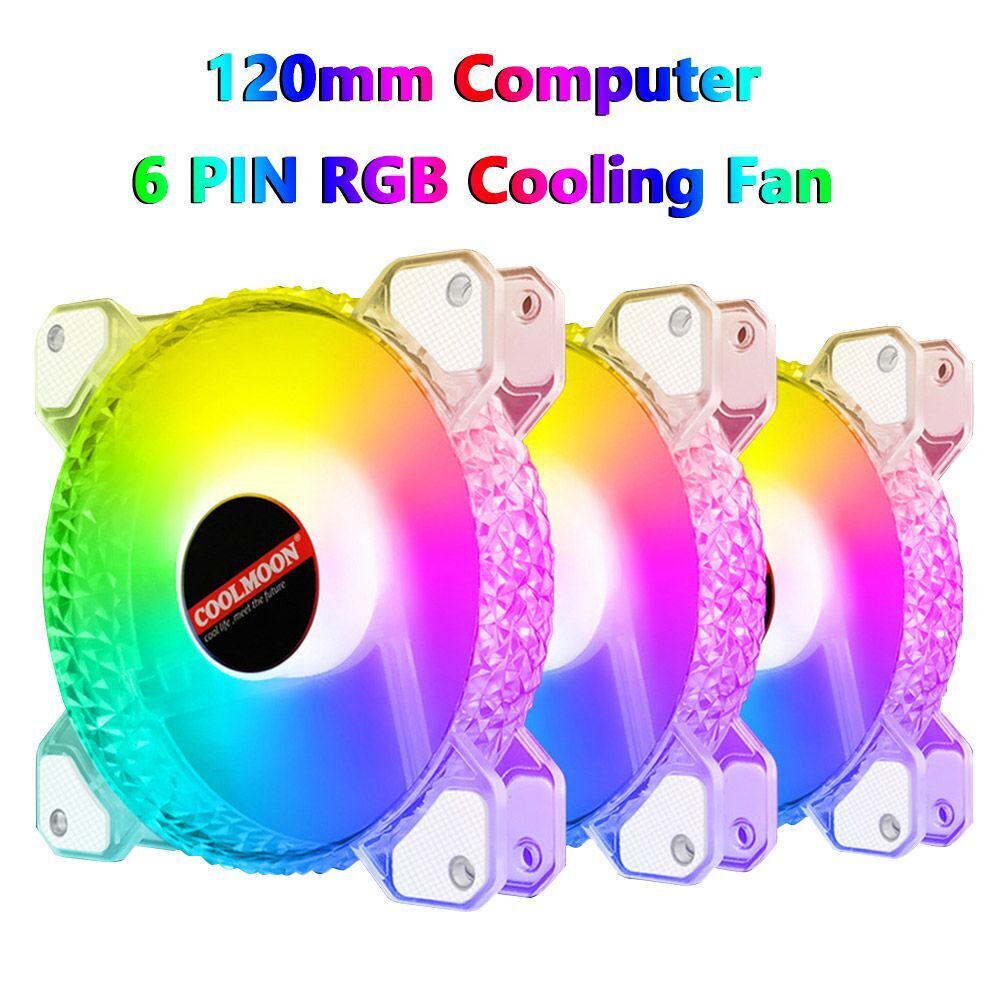 Ventilador Cooler RGB Heatsink Cooling Fans Chassis Fan Computer Case Fan