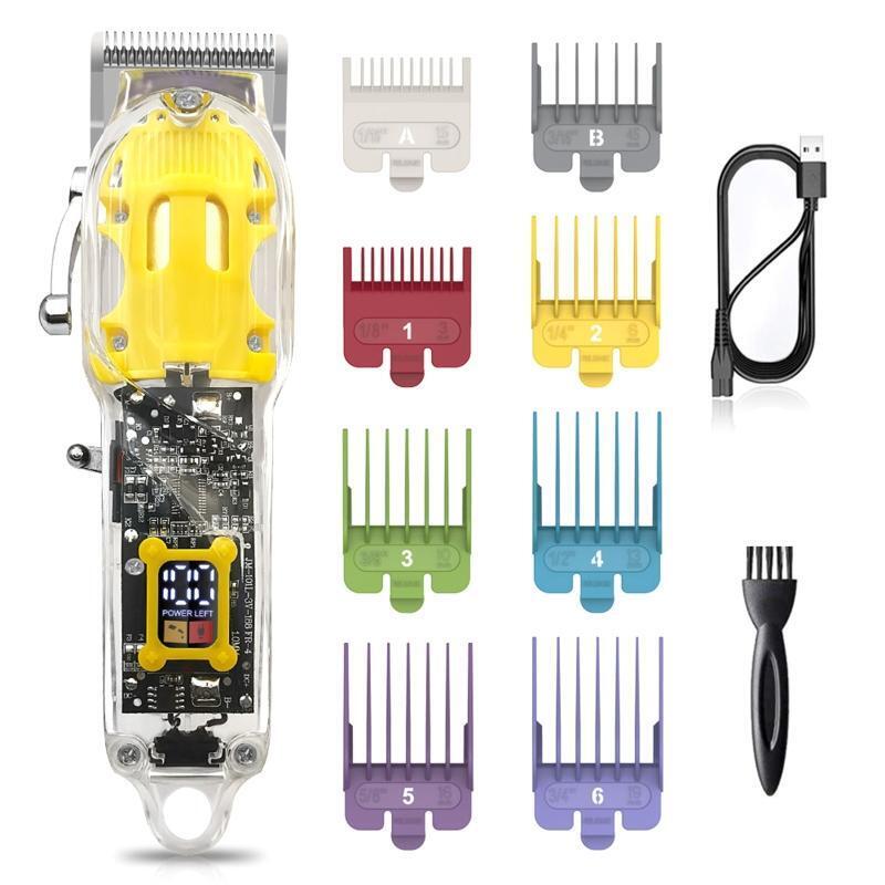 Electric Hair Trimmer Set USB Rechargeable Hair Clippers Hair Cutting Tools