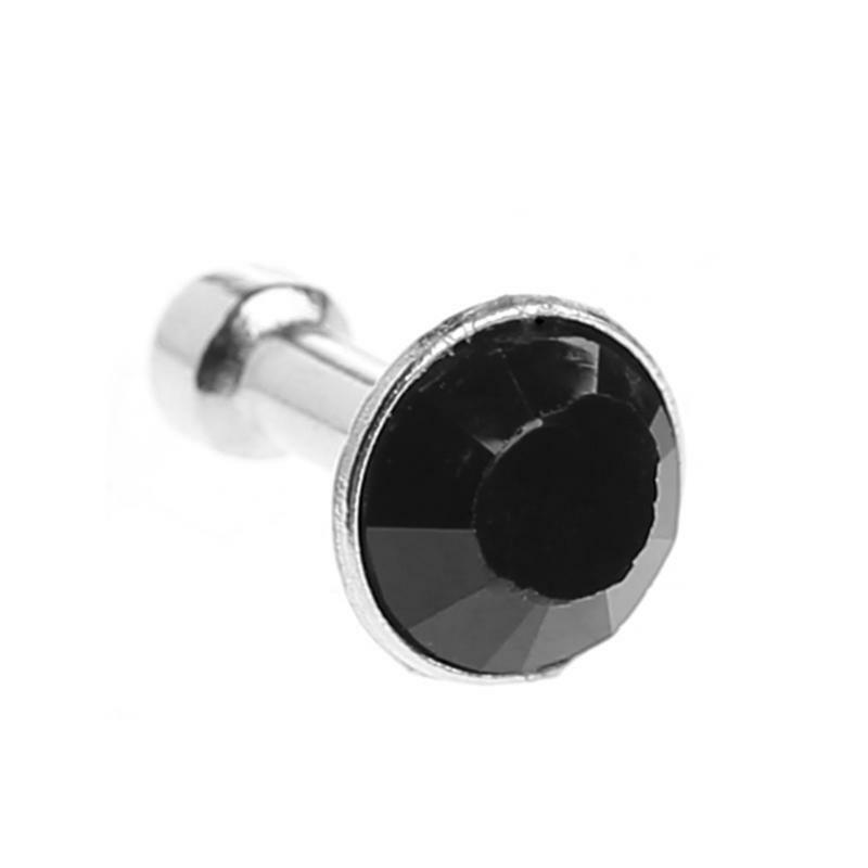 Round Glittering Rhinestone 3.5mm Anti Dust Plug Earphone Stopper For Smart