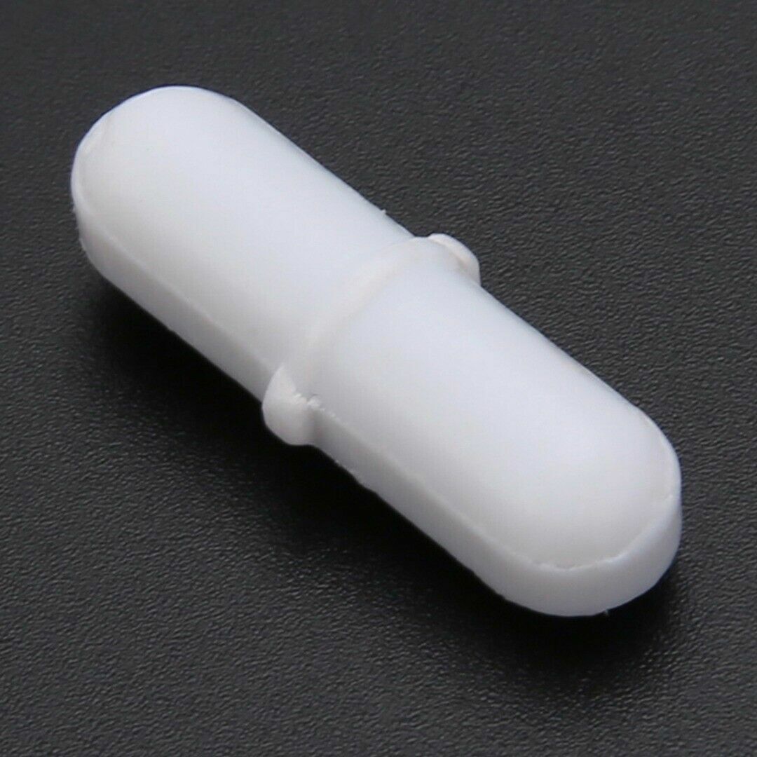 2Pcs  1 inch magnetic stirrer bar stir mixer bars PTFE lab spin spinner 7*25