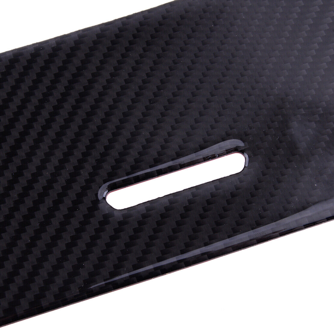 Carbon Fiber Console Storage Box Cover Trim Fit For Jeep Grand Cherokee 14-2018