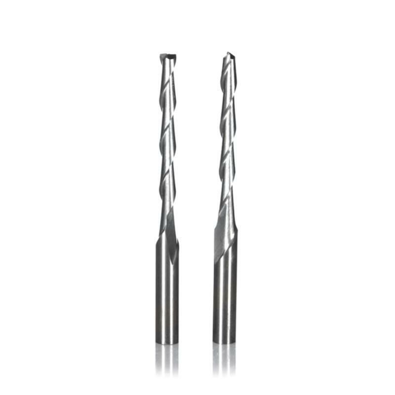 10x Spiral Router Bits 3.175x2x22mm 2 Flutes Ball Nose Engraving Milling Cutter