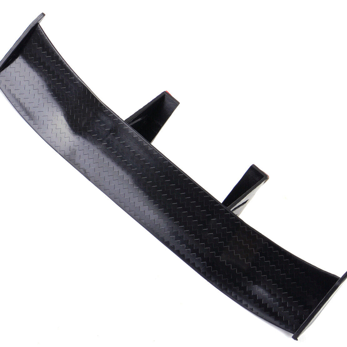17cm Black Carbon Fiber Twill Look GT Tiny Mini Rear Wing Spoiler Decoration Li