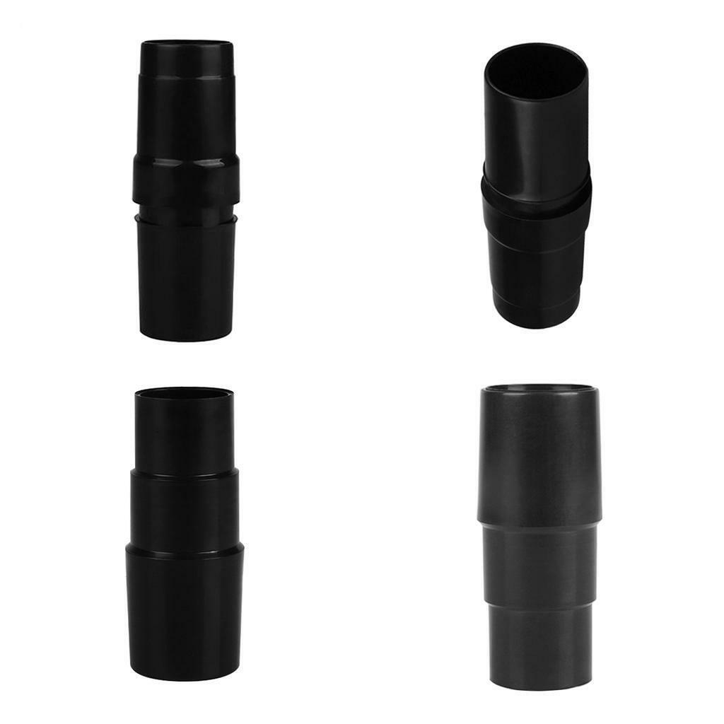 4X Vacuum Hose Adapter Tool 32mm Universal Replacement Connector Black